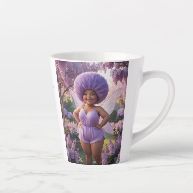Taza De Café Latte Lilac Fairy (Derecha)