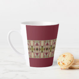 Taza De Café Latte Lime Green Acentued