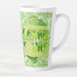 Taza De Café Latte Lime Yours Gran Latte Mug 17 oz