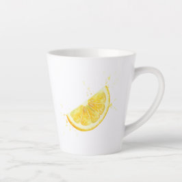 Taza De Café Latte Limón