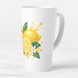 Taza De Café Latte Limón jugoso