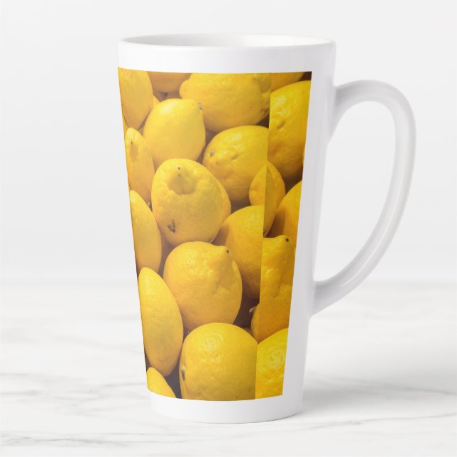 Taza De Café Latte limones (Derecha)