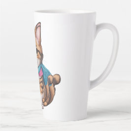 Taza De Café Latte lindo gato