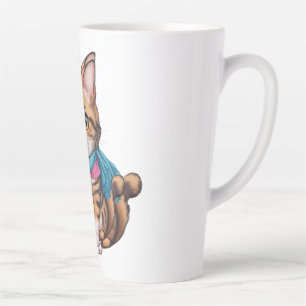 Taza De Café Latte lindo gato