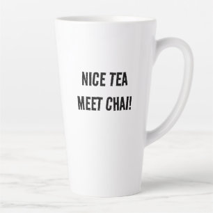 Taza De Café Latte Lindo Tea Meet Chai