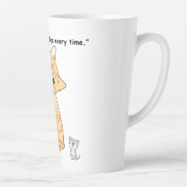 Taza De Café Latte lindos gatos