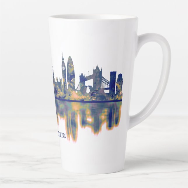Taza De Café Latte Línea aérea de Londres (Derecha)