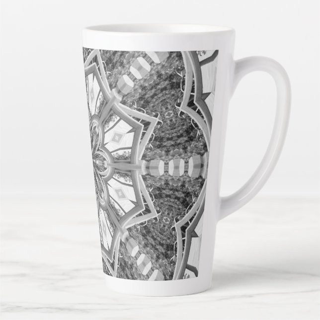 Taza De Café Latte Líneas (Derecha)