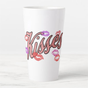 TAZA DE CAFÉ LATTE LIP KISSES