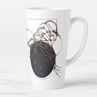 Taza De Café Latte Liquid Blue Reverie — Contemporary Art Collection