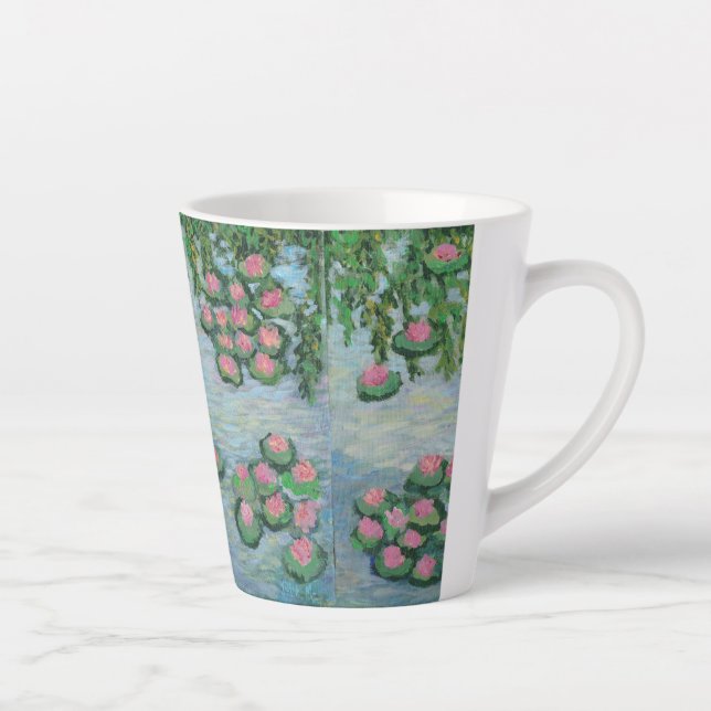 Taza De Café Latte Lirio de agua # 3 (Derecha)