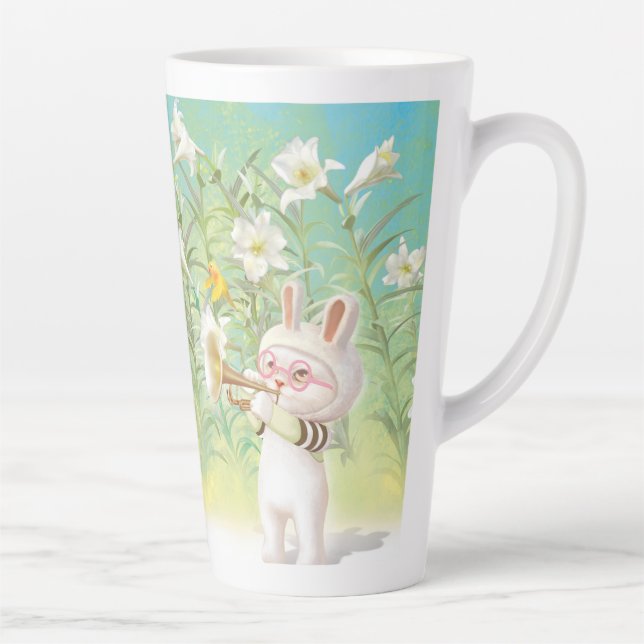 Taza De Café Latte Lirio en Blooming (Derecha)