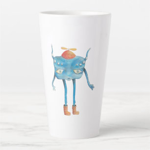 Taza De Café Latte Little Alien Pi