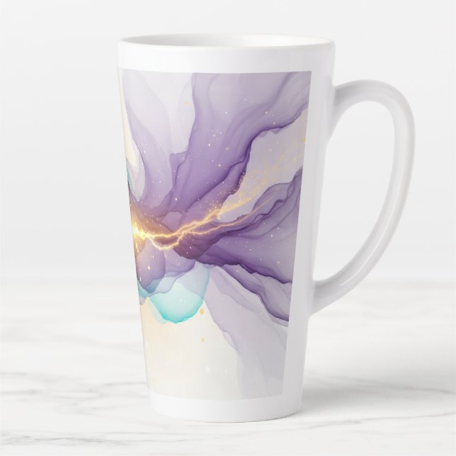 Taza De Café Latte Living Blueprint Latte Mug (Derecha)