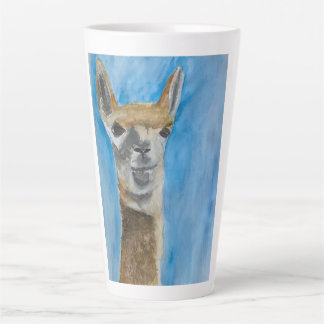 Taza De Café Latte Llama a la parra