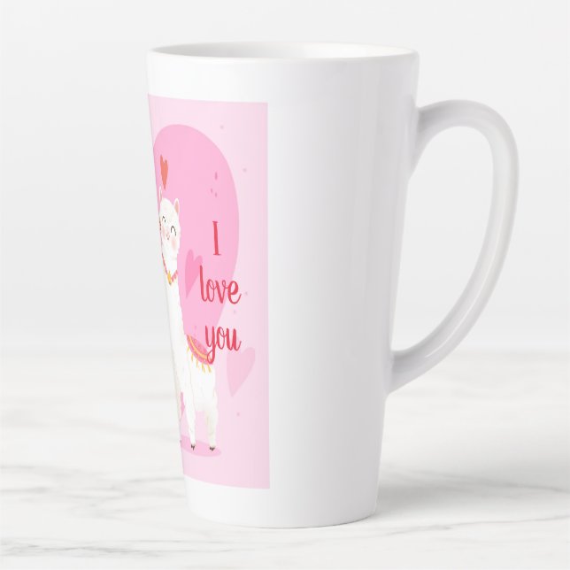 Taza De Café Latte Llama Dígante (Derecha)