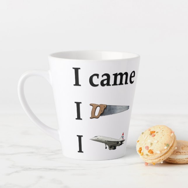 Taza De Café Latte Llegué, Vi, Yo… (In situ)