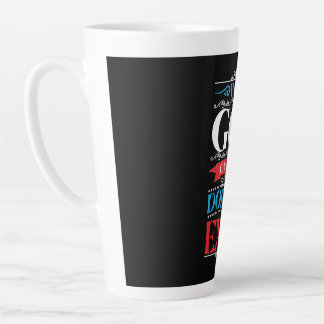 Taza De Café Latte Lo que Dios no puede hacer no existe Latte Mug