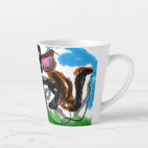 Taza De Café Latte Lobo salvaje