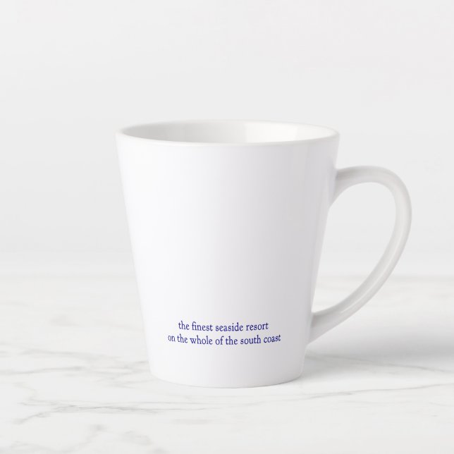Taza De Café Latte Localidad costera de Sanditon (Derecha)