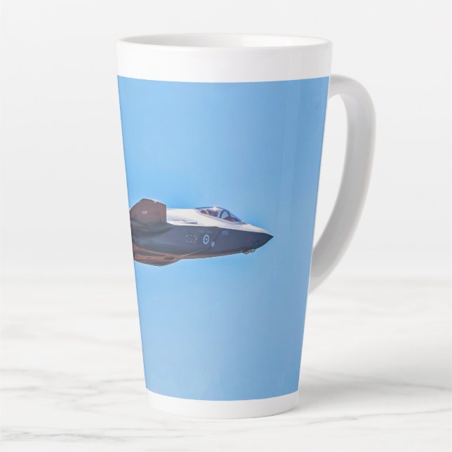 Taza De Café Latte Lockheed Martin F-35A Lightning II Latte Mug (Ángulo derecho)