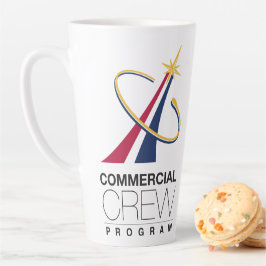 Taza De Café Latte Logo del programa de la tripulación comercial de l