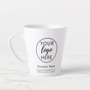 Taza De Café Latte Logotipo de la empresa de empleados Corporativo Em