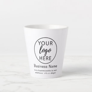 Taza De Café Latte logotipo de Simple Business