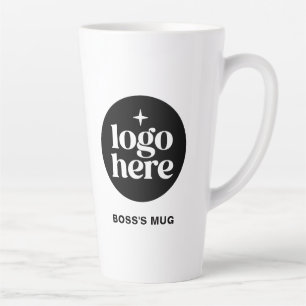 Taza De Café Latte Logotipo Empresarial Personalizado para Empleados