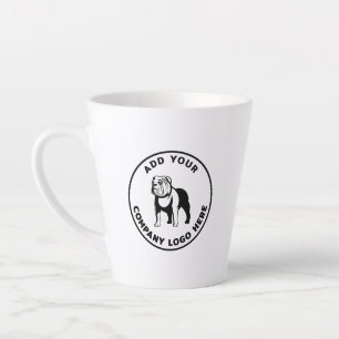 Taza De Café Latte Logotipo Empresarial Simple Moderno Promocional