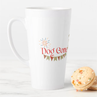 Taza De Café Latte Logotipo grande Latte Mug-17 oz