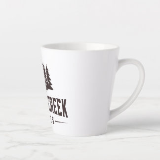 Taza De Café Latte Logotipo Mug - Evergreen