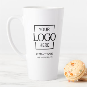 Taza De Café Latte Logotipo personalizado de empresa pequeña con marc