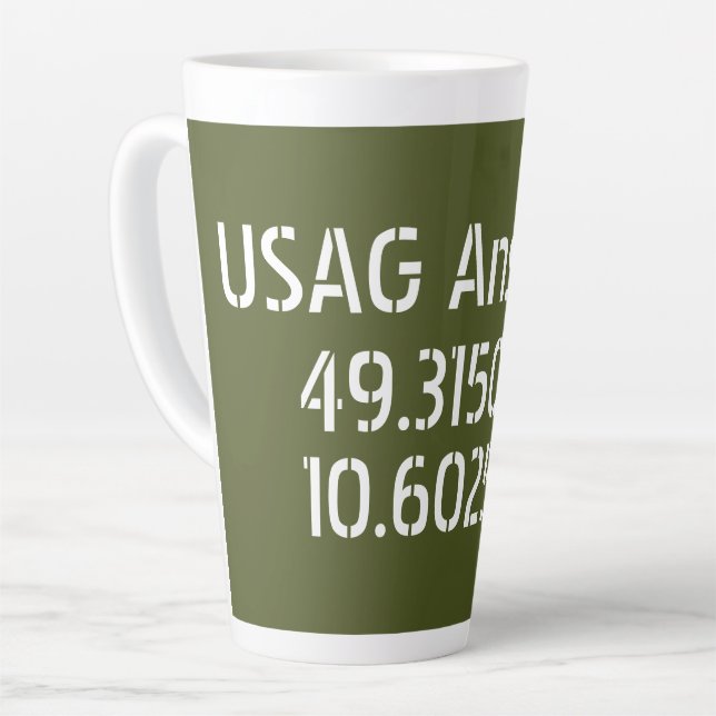 Taza De Café Latte Longitud de la Ansbach Latitude de USAG (Ángulo izquierdo)
