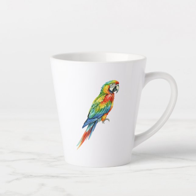 Taza De Café Latte Loro (Derecha)