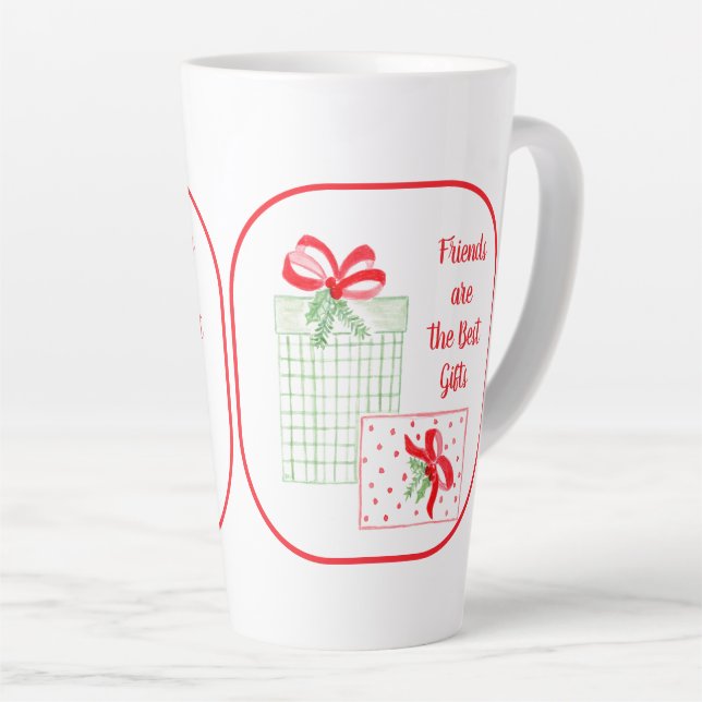Taza De Café Latte Los amigos de las fiestas acuáticas son los mejore (Ángulo derecho)