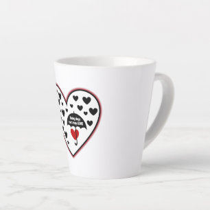 Taza De Café Latte Los días lluviosos no pueden parar el amor