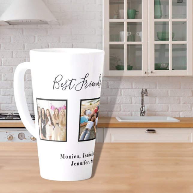 Taza De Café Latte Los mejores amigos para siempre personalizados nom (Subido por el creador)