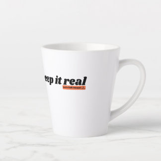 Taza De Café Latte Los memoistas lo mantienen real LTM Subrayar