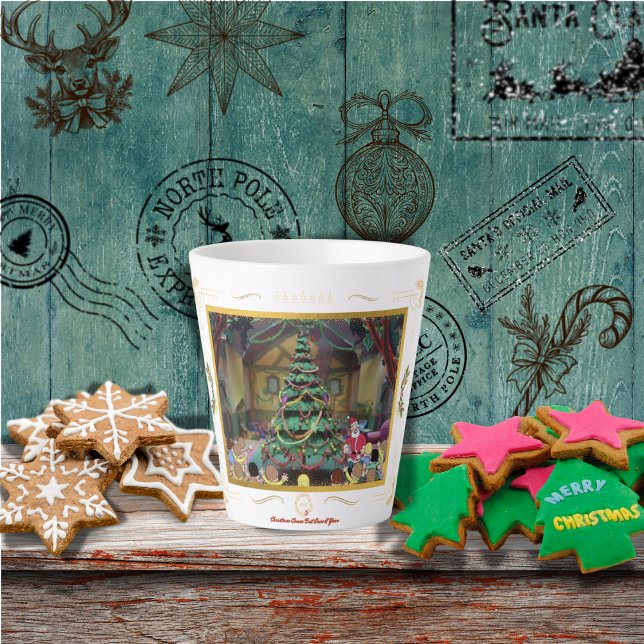 Taza De Café Latte Los navidades llegan pero una vez al año (Subido por el creador)