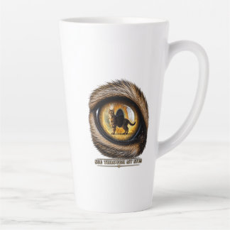 Taza De Café Latte Los ojos de un gato nunca mienten