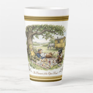 Taza De Café Latte Los placeres de la carretera abierta Viento en los