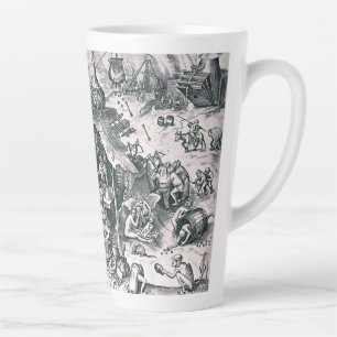 Taza De Café Latte Los siete pecados mortales - codicia