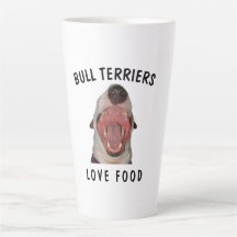 LOS TERRITORIOS BULL AMAN LOS ALIMENTOS Latte Mug,