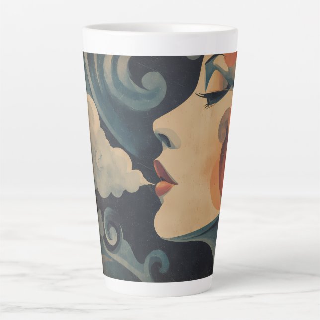 Taza De Café Latte Louise Tasse latte  (Anverso)