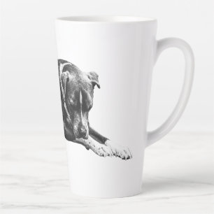 Taza De Café Latte Lounge Dog Morning Mug