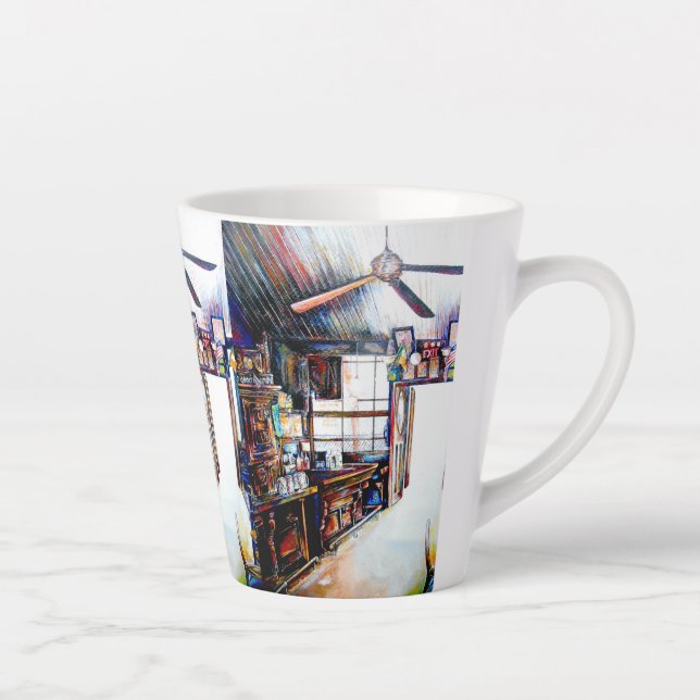Taza De Café Latte Love is Not a Wall, It's a Bridge (Derecha)