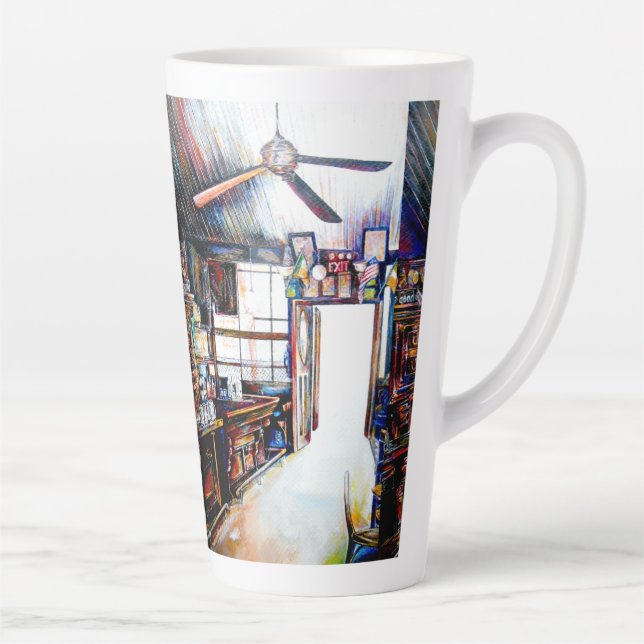 Taza De Café Latte Love is Not a Wall, It's a Bridge (Derecha)