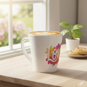 Taza De Café Latte LOVE Latte Mug