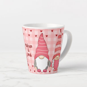 Taza De Café Latte Love Pair Gnomes